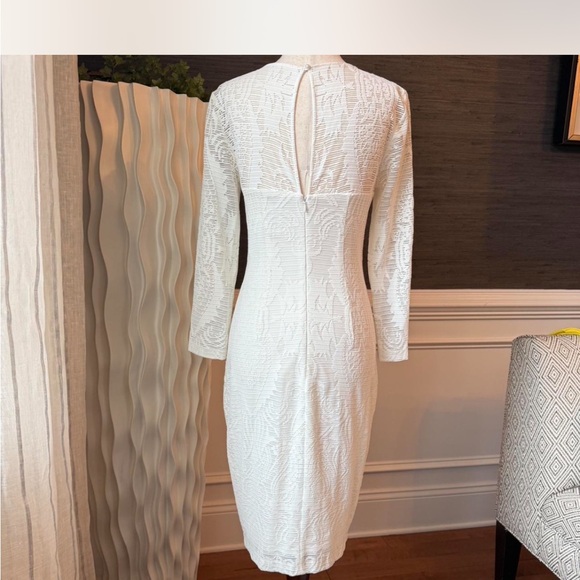 Cache White Long Sleeve Dress - Picture 4 of 6